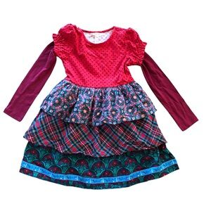 Matilda Jane Colorful Layered Long Sleeve Dress